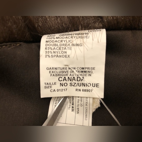 Faux MINK Fur Scarf with Detachable Tail in Chocolate Brown (New!) - Picture 12 of 15